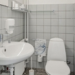 Bathroom in family room